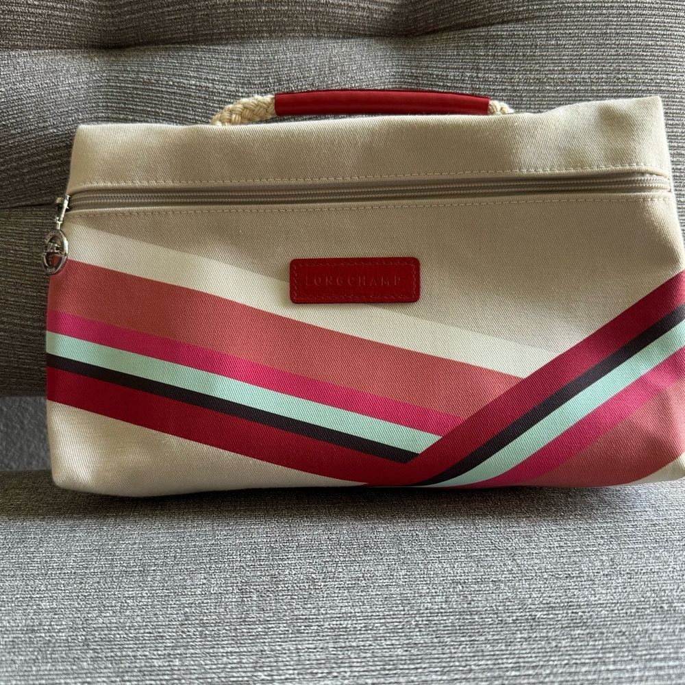 Longchamp rope strap pouch